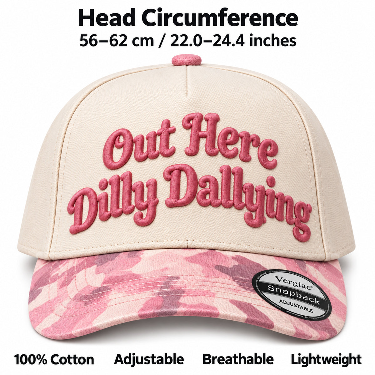 Out Here Dilly Dallying 5-Panel Trucker Hat