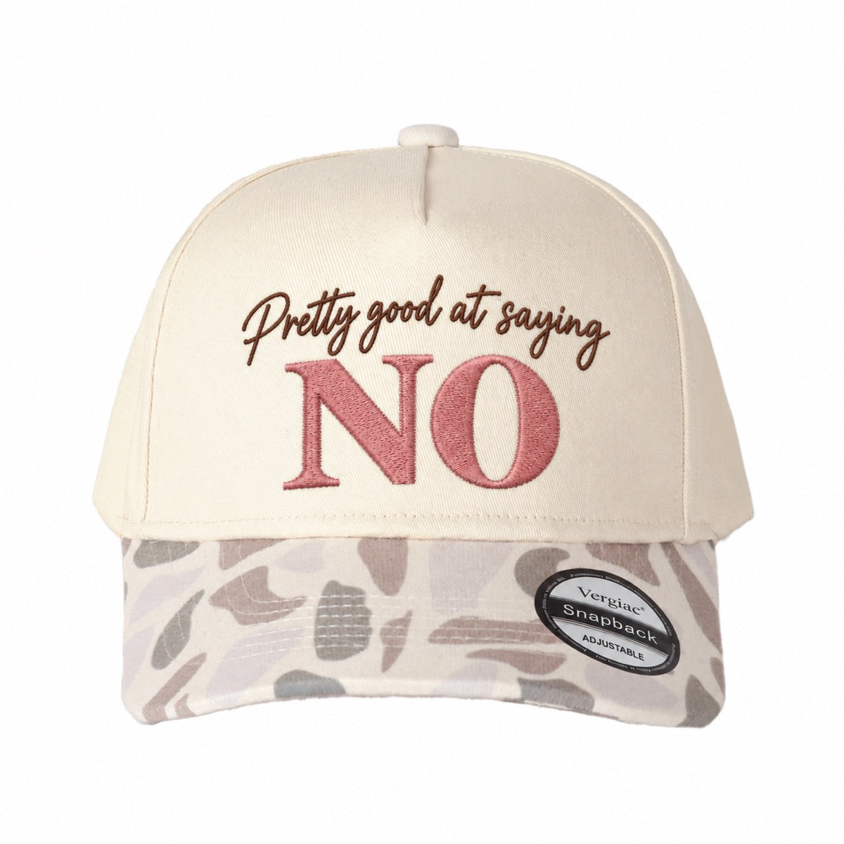 Pretty Good At Saying No 5-Panel Trucker Hat