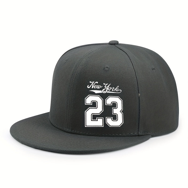 No. 23 Flat-Brim Baseball Cap