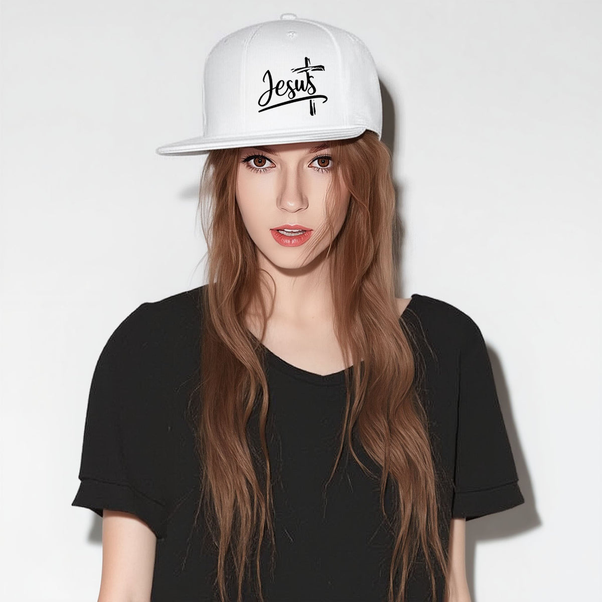 Retro Cross Design Baseball Cap