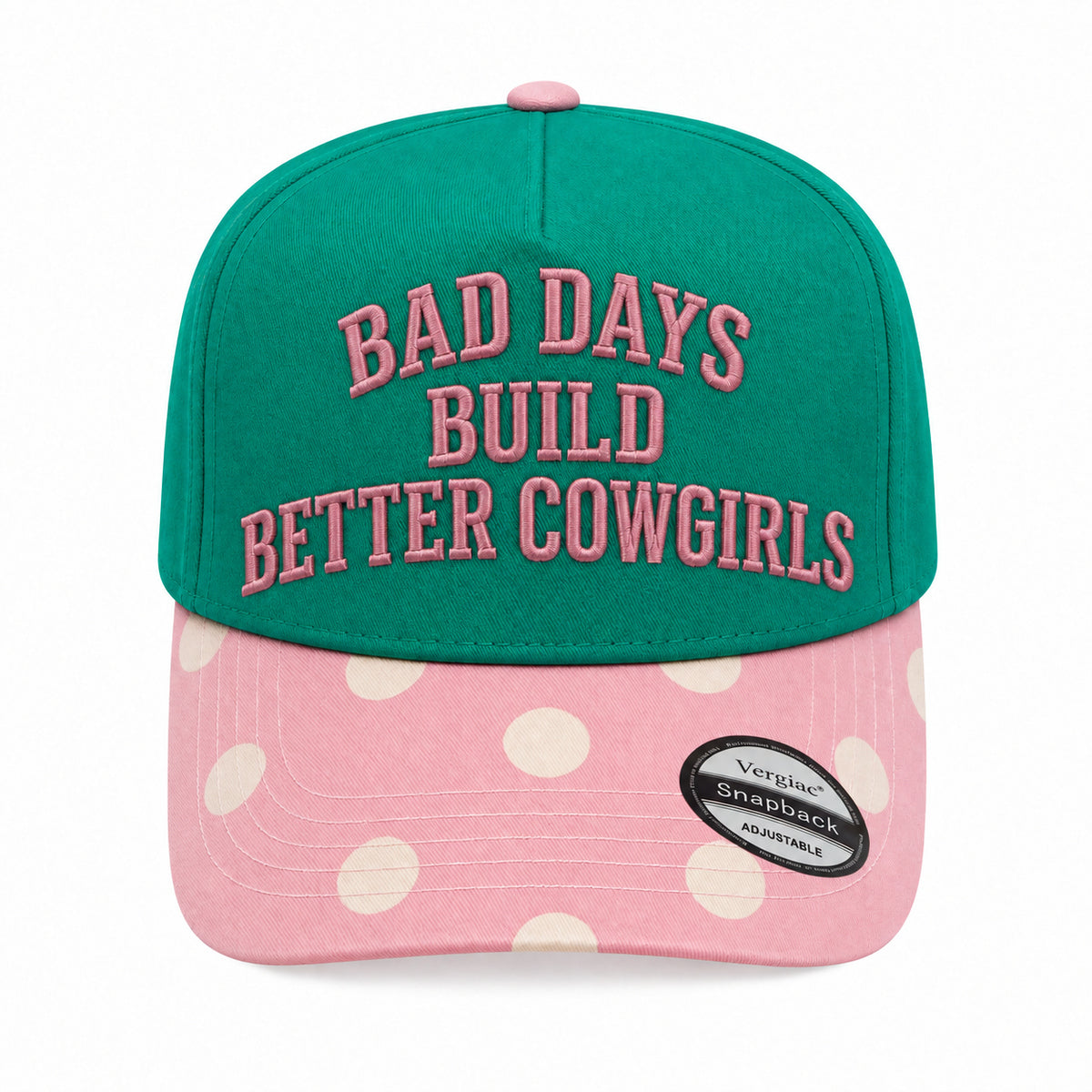 Bad Days Build Better Cowgirls Western Cowboy 5-Panel Trucker Hat