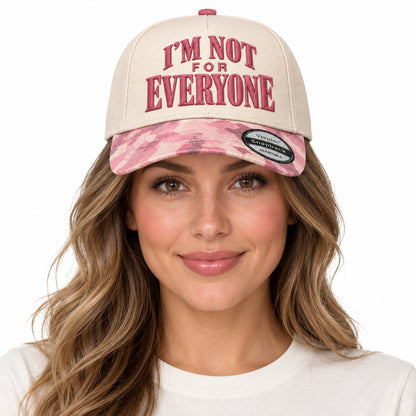 Im Not For Everyone Vintage 5-Panel Trucker Hat