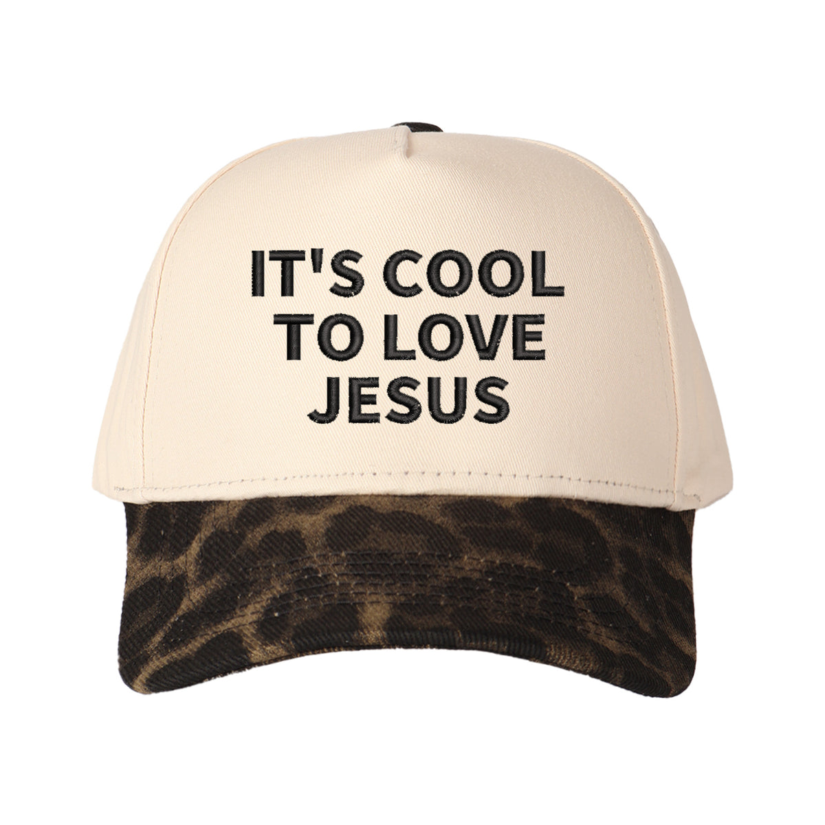 It's Cool To Love Jesus Embroidered Trucker Hat
