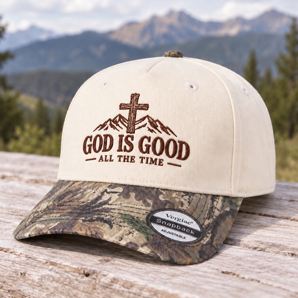 God Is Good All The Time 5-Panel Trucker Hat