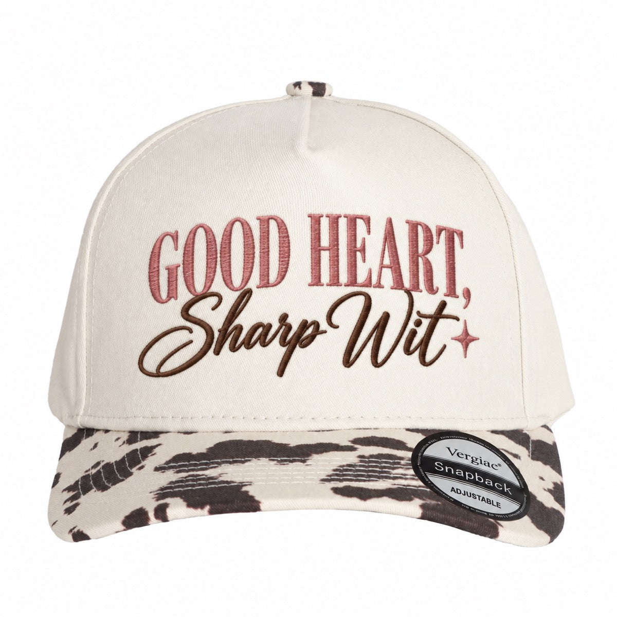 Good Heart, Sharp Wit 5-Panel Trucker Hat