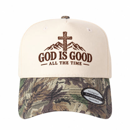 God Is Good All The Time 5-Panel Trucker Hat