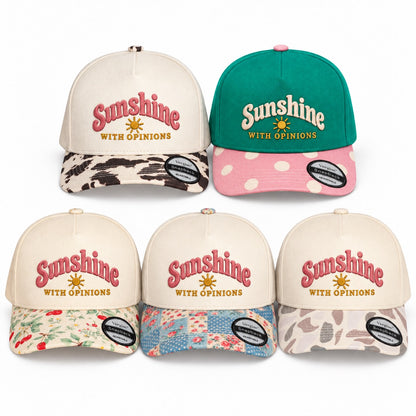 Sunshine With Opinions 5-Panel Trucker Hat