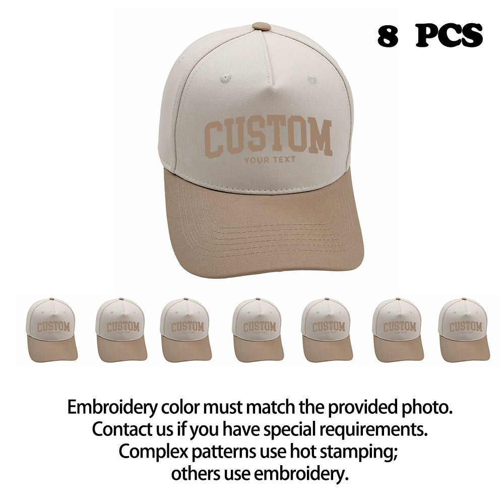 Custom Embroidered Trucker Hats (8-Pack)