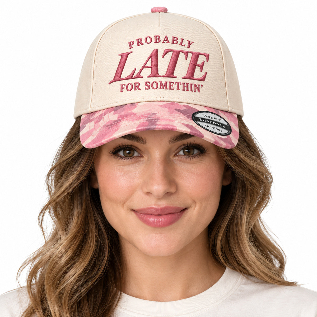 Probably Late For Somethin 5-Panel Trucker Hat