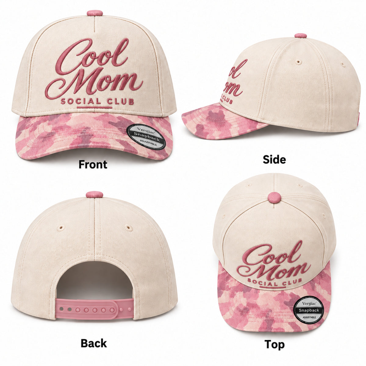Cool Mom Social Club 5-Panel Trucker Hat
