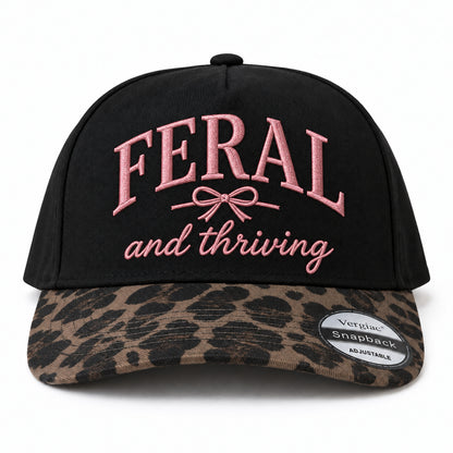 Feral And Thriving 5-Panel Trucker Hat