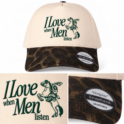 5-Panel Embroidered Cotton Trucker Hat with Printed Brim and Structured Front, Adjustable Unisex Baseball Cap, 1 Piece
