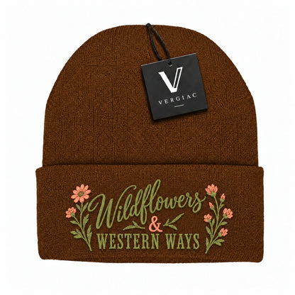Wildflowers & Western Ways Embroidered Knit Beanie