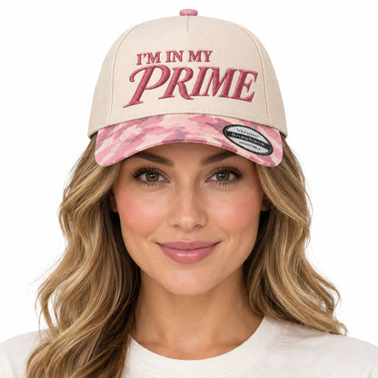 Im In My Prime Vintage 5-Panel Trucker Hat