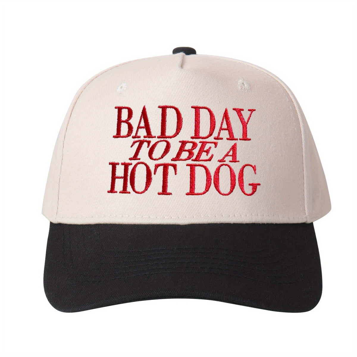 Bad Day To BE Embroidered Trucker Hat Humorous Novelty Statement Cap Unisex