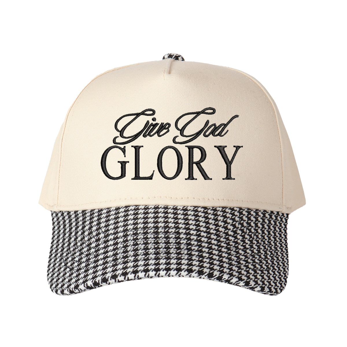 Give God Glory Embroidered Trucker Hat