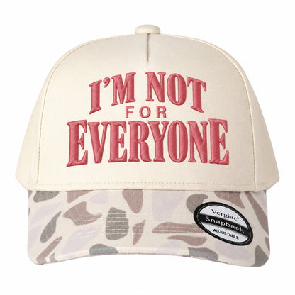 Im Not For Everyone Vintage 5-Panel Trucker Hat