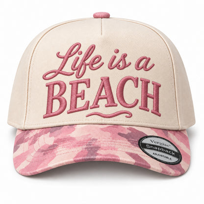 Life Is A Beach 5-Panel Trucker Hat