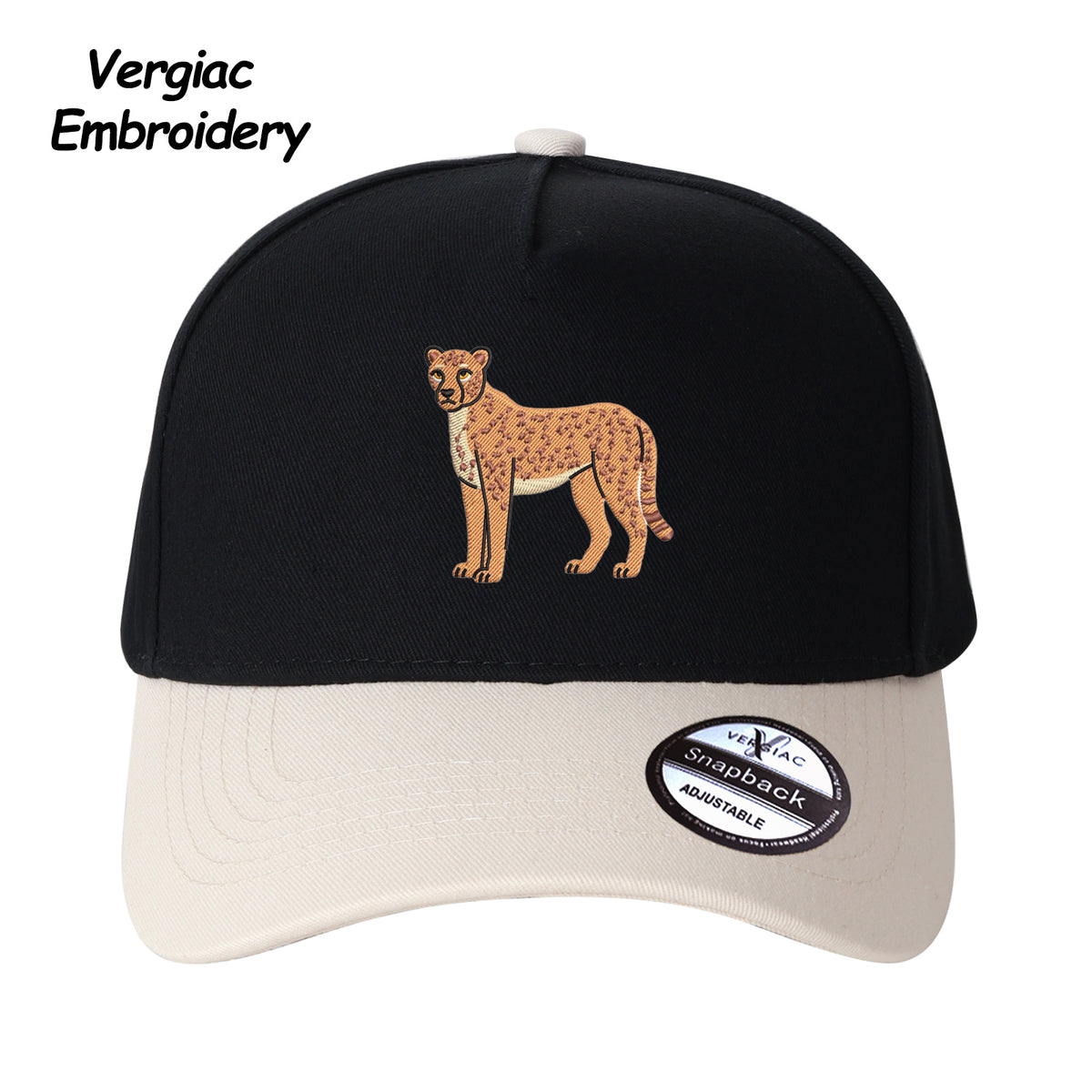 Cheetah Embroidered Trucker Hat