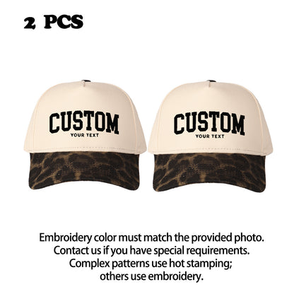 Custom Embroidered Trucker Hats (2-Pack)