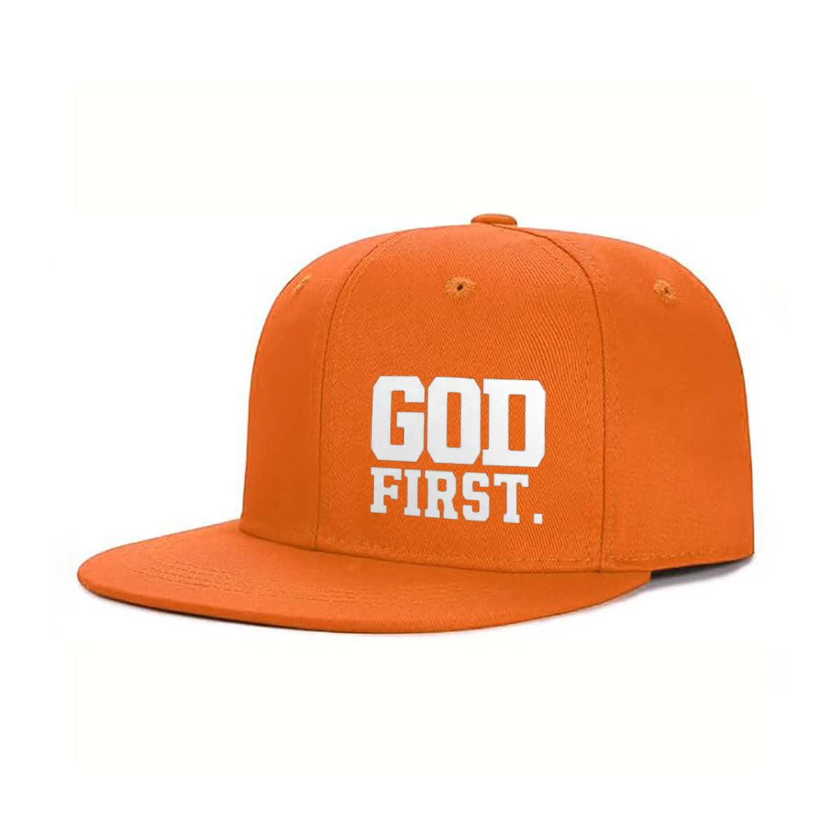 God First. Embroidered Trucker Hat