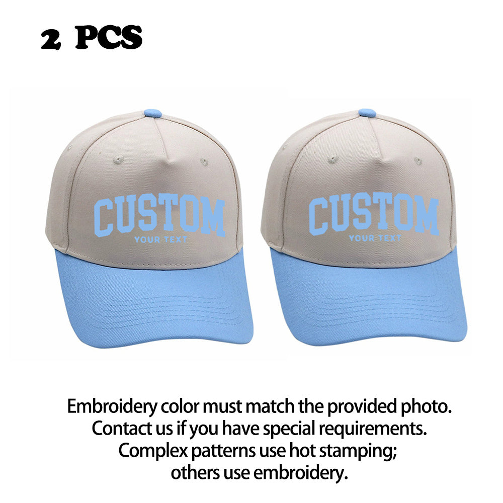 Custom Embroidered Trucker Hats (2-Pack)