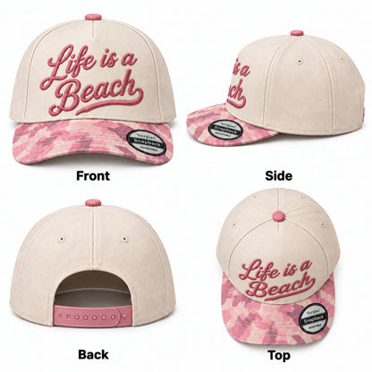Life Is A Beach 5-Panel Trucker Hat