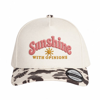 Sunshine With Opinions 5-Panel Trucker Hat