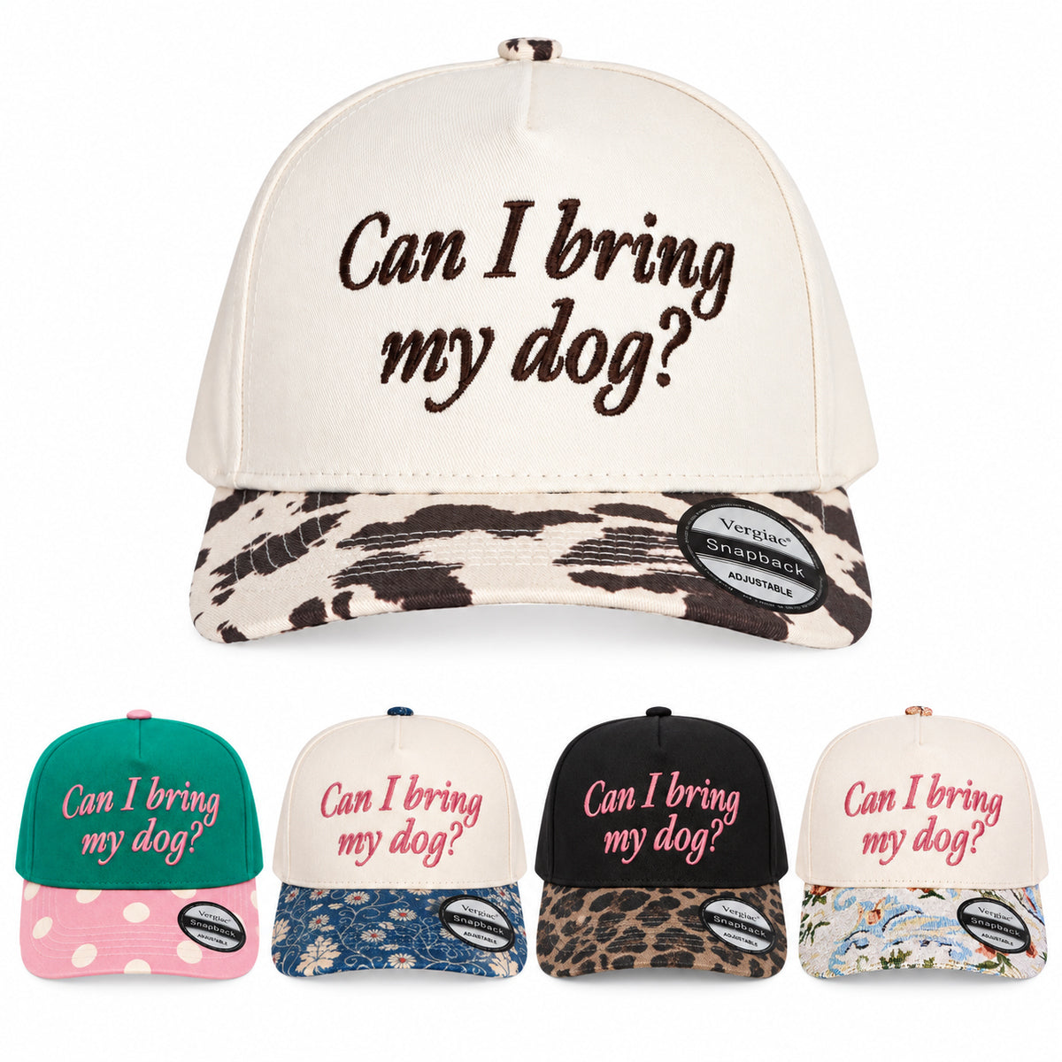 Can I Bring My Dog Pet-themed 5-Panel Trucker Hat