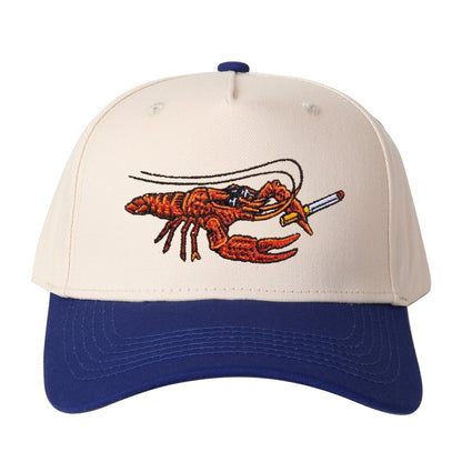 Cartoon Crayfish Embroidered Trucker Hat