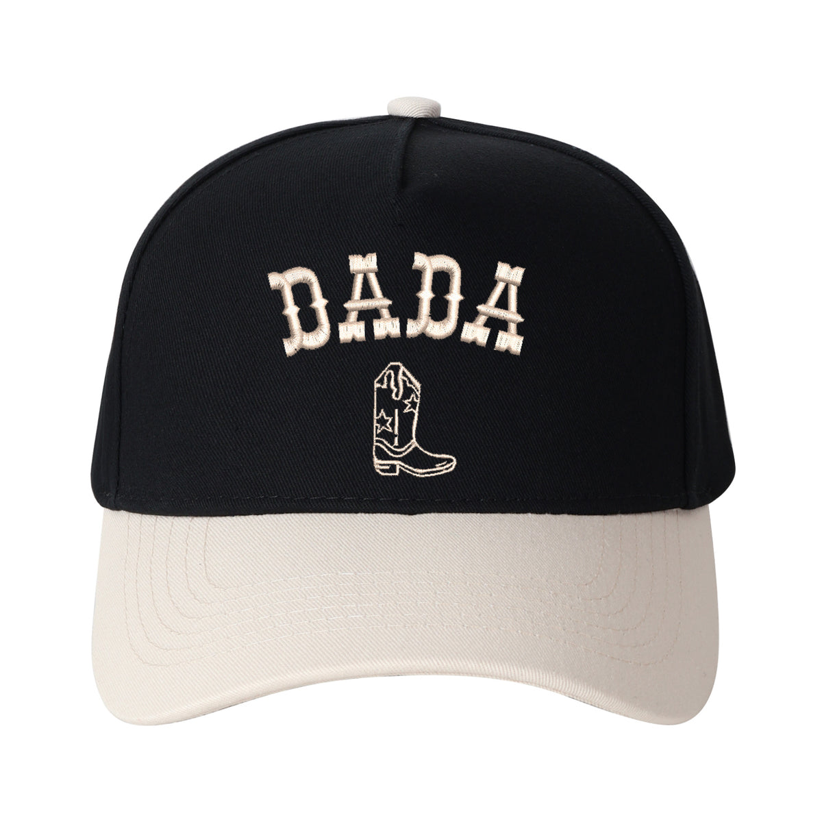 Father's Day Arched Dada Letter And Boot Embroidered Trucker Hat