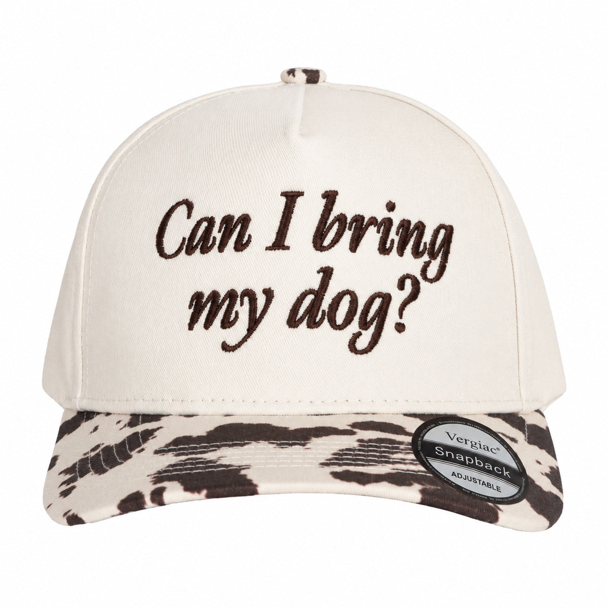 Can I Bring My Dog Pet-themed 5-Panel Trucker Hat
