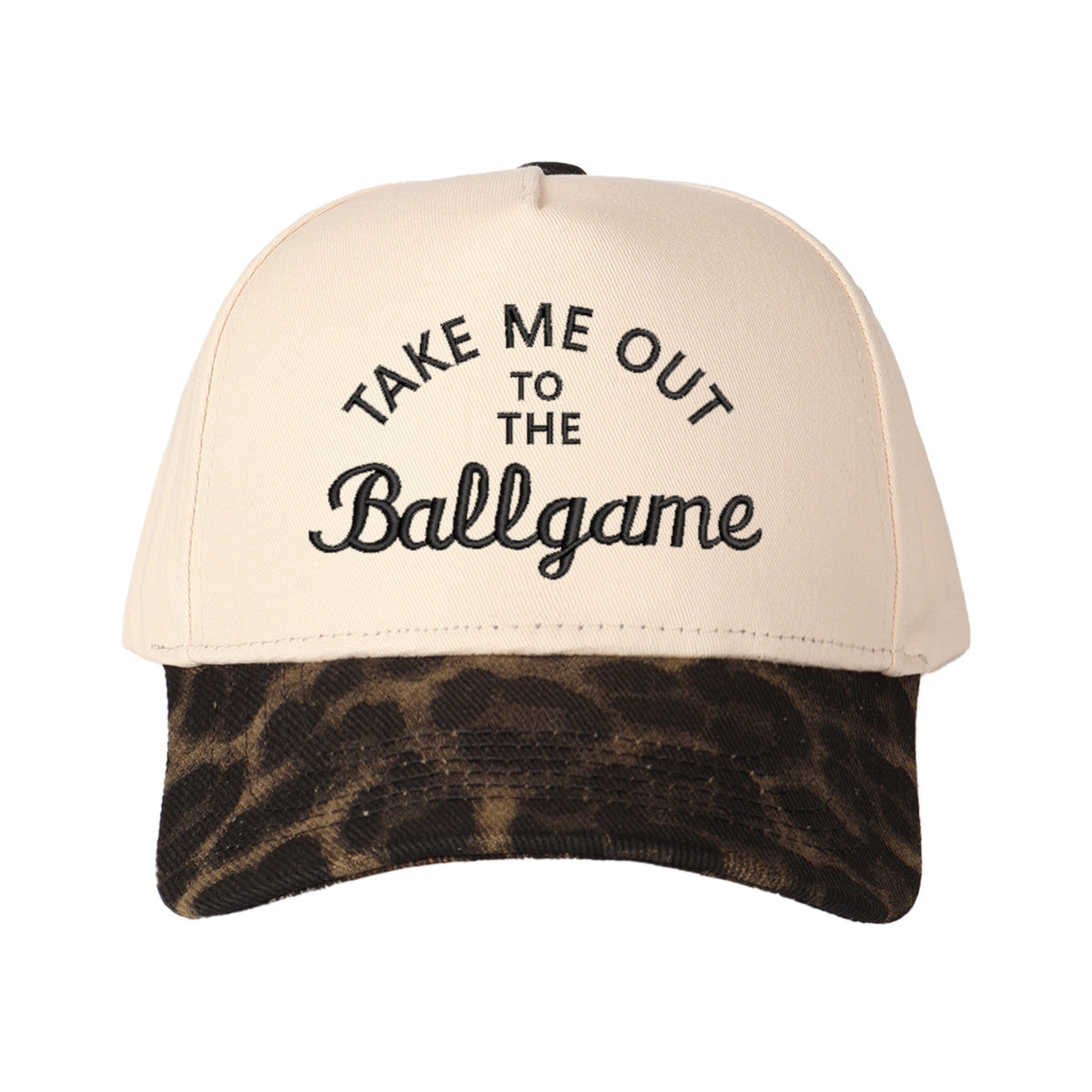 Take Me Out To The Ballgame Embroidered Trucker Hat
