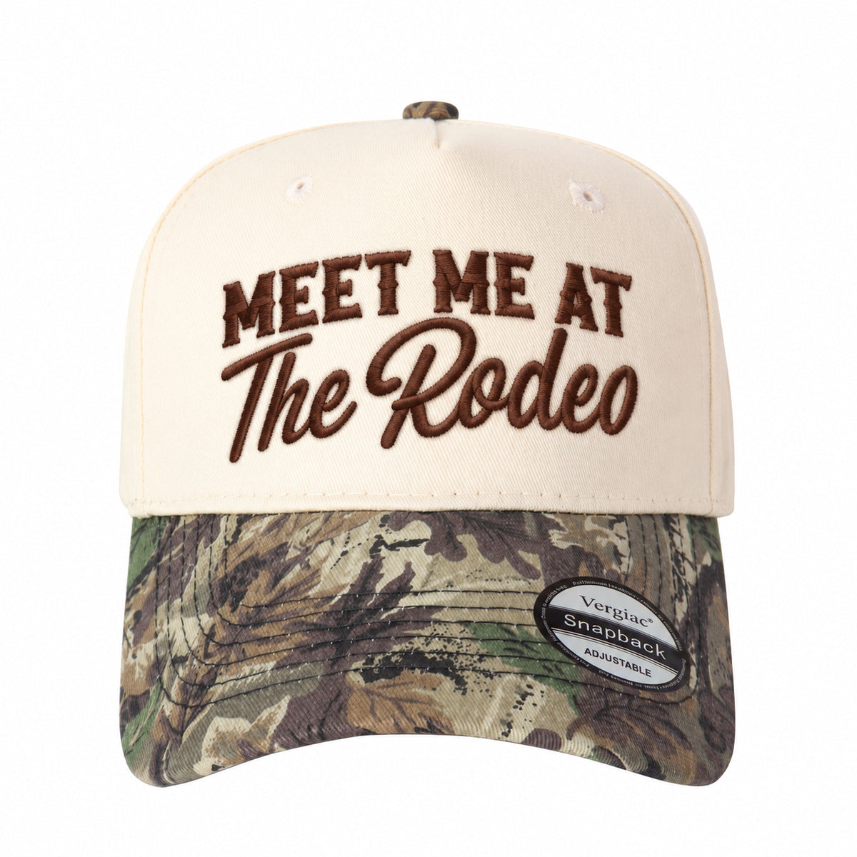 Meet Me At The Rodeo 5-Panel Trucker Hat