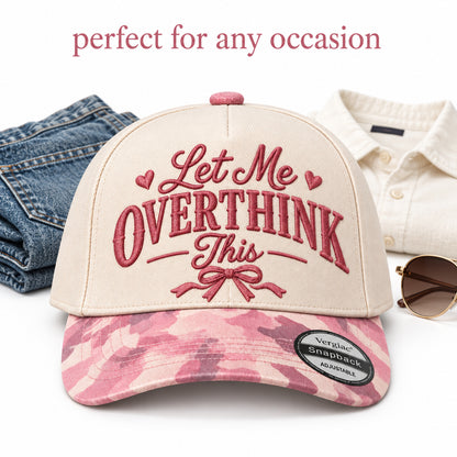 Let Me Overthink This Heart 5-Panel Trucker Hat