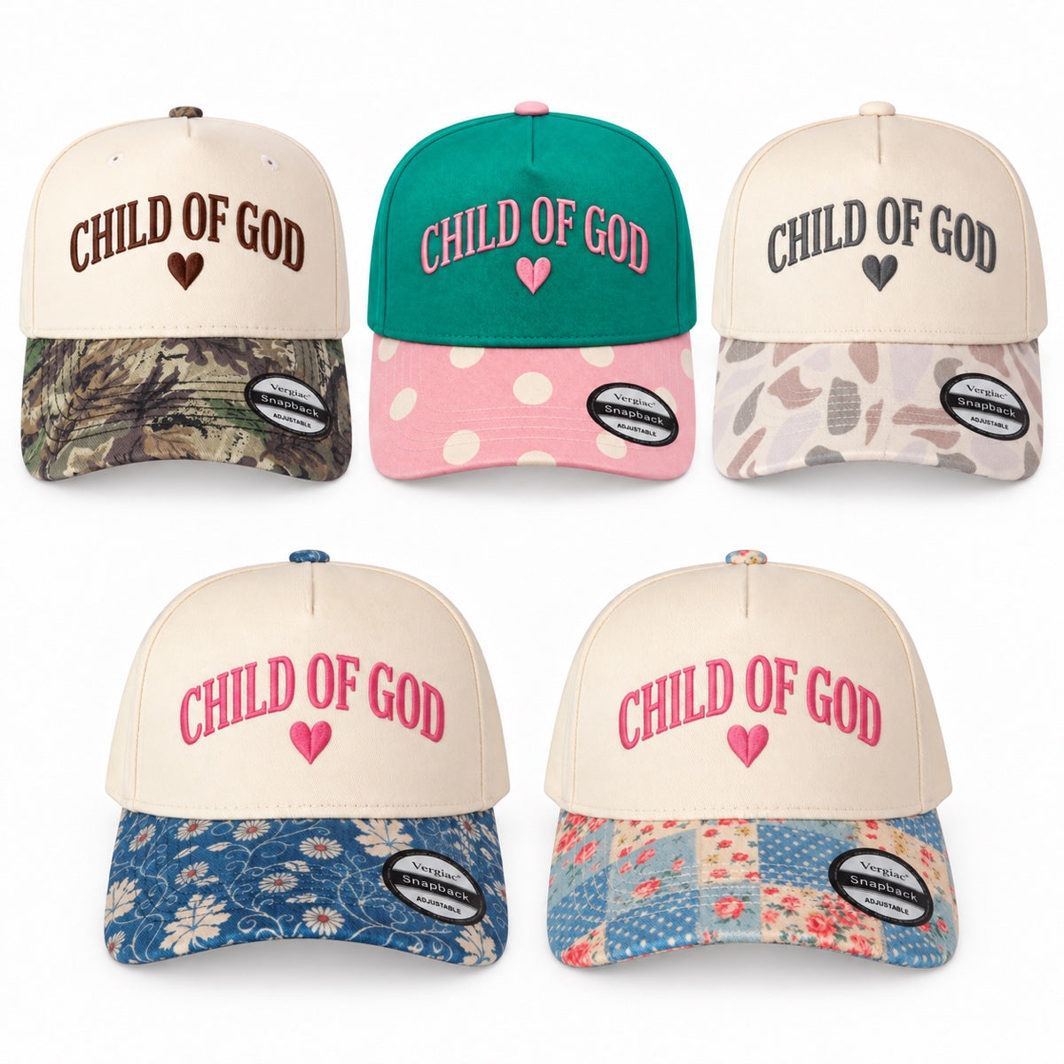 Child Of God 5-Panel Trucker Hat