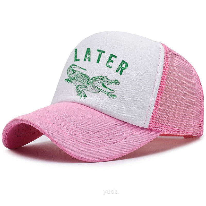Later Alligator Embroidered Trucker Hat
