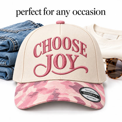 Choose Joy 5-Panel Trucker Hat