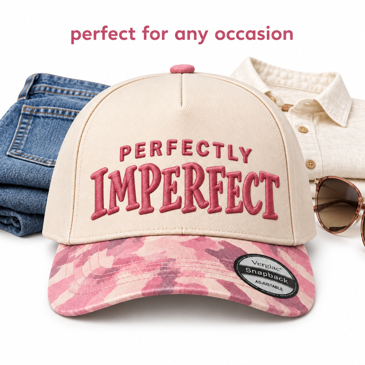 Perfectly Imperfect Vintage 5-Panel Trucker Hat