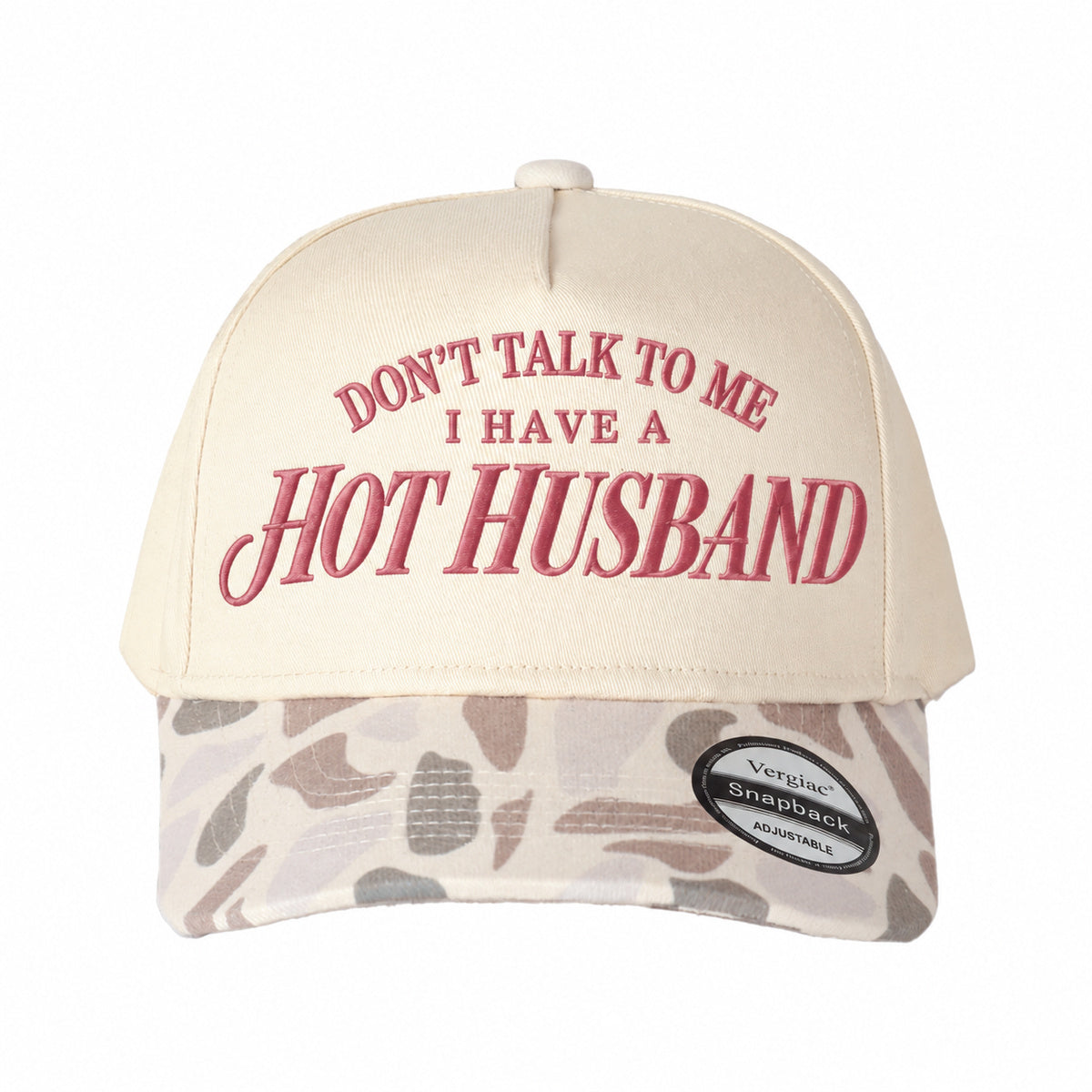 Dont Talk To Me I Have A Hot Husband 5-Panel Trucker Hat