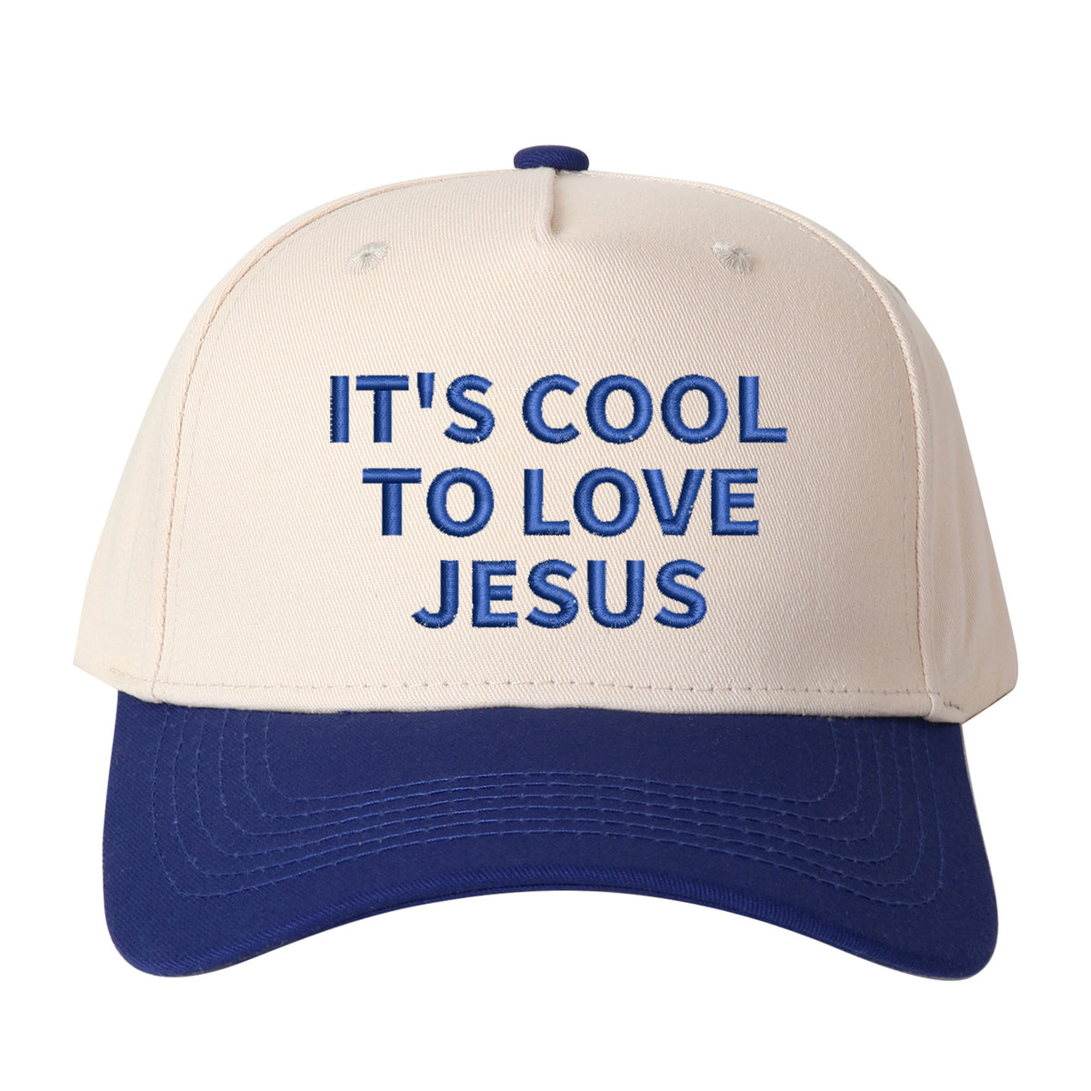 It's Cool To Love Jesus Embroidered Trucker Hat