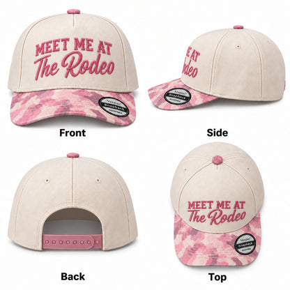 Meet Me At The Rodeo 5-Panel Trucker Hat