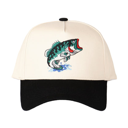 Largemouth Bass Embroidered Trucker Hat