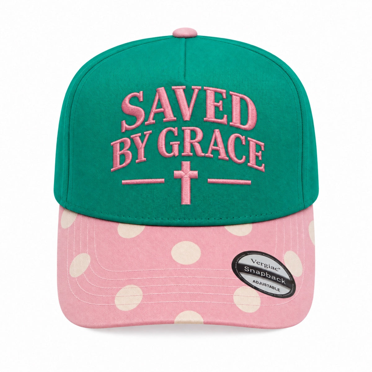 Saved By Grace 5-Panel Trucker Hat
