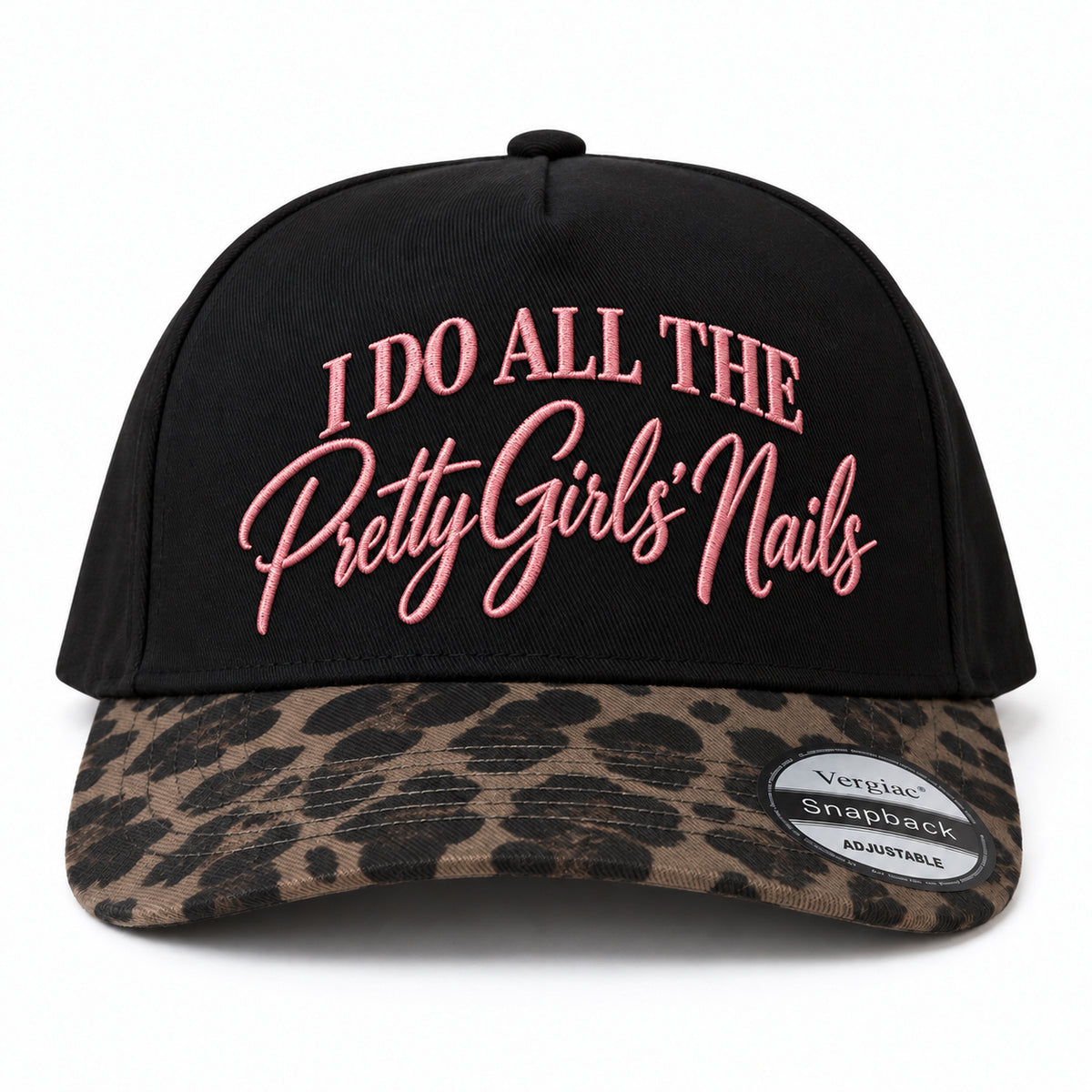 I Do All The Pretty Girls Nails Nail Art-themed 5-Panel Trucker Hat