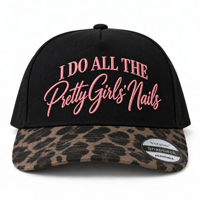 I Do All The Pretty Girls Nails Nail Art-themed 5-Panel Trucker Hat