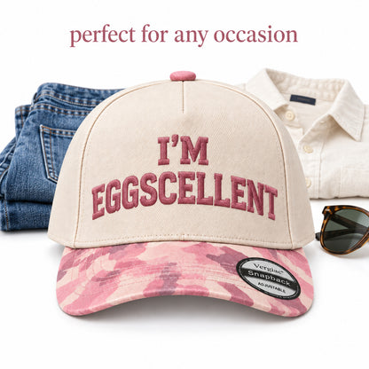 I'm Eggscellent 5-Panel Trucker Hat