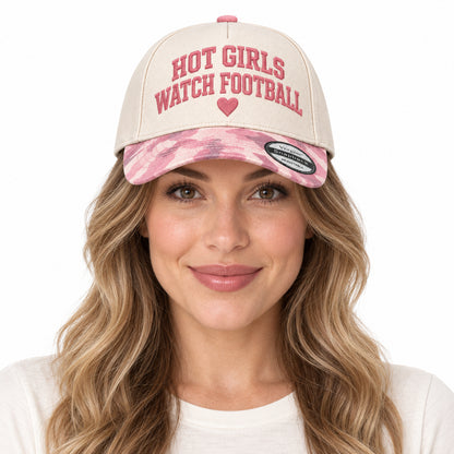 Hot Girls Watch Football 5-Panel Trucker Hat