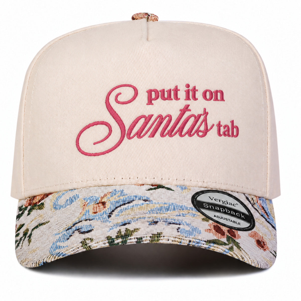 Put It On Santas Tab 5-Panel Trucker Hat