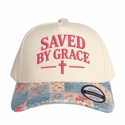 Saved By Grace 5-Panel Trucker Hat